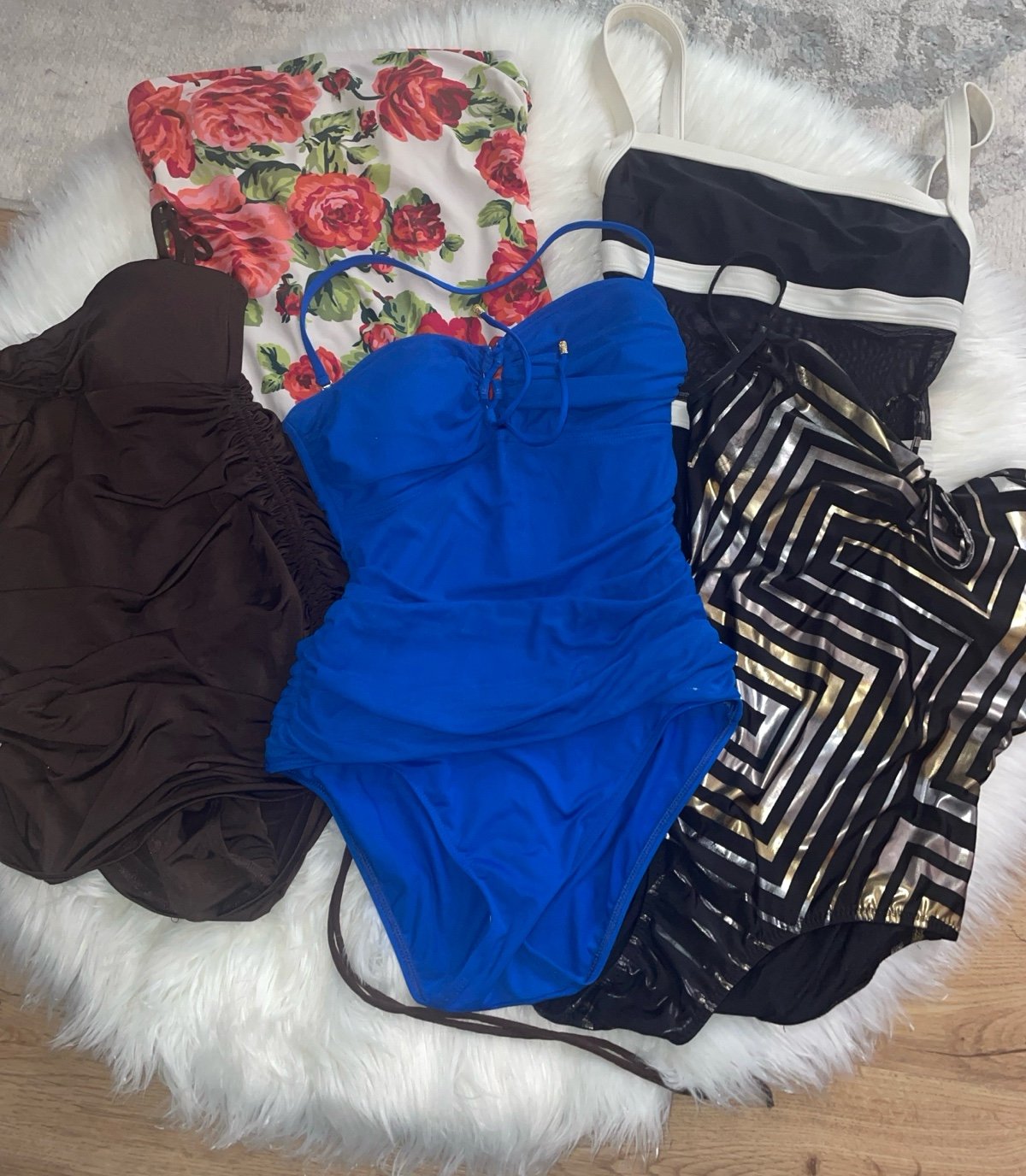 5! One Piece swimsuit bundle Ralph Lauren, Majestic swim, Isaac Mizrahi, Martin