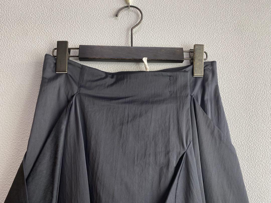 C02901 Todayful Satin Drape Skirt
