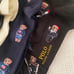 A stylish set of 5 new women's socks from Polo Ralph Lauren, suitable for sizes 24 to 26 cm.