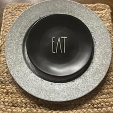 Rae Dunn EAT plates (set of 4)