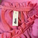 Glam Women's Large Sleeveless Tank Top Blouse Shirt Baby Pink Ruffles Feminine