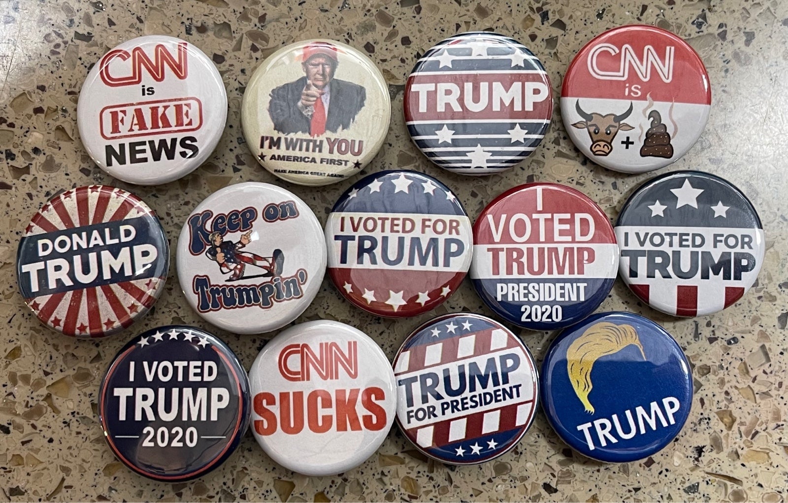 52 Trump 2024 Pin Pinback BUTTONS dozen