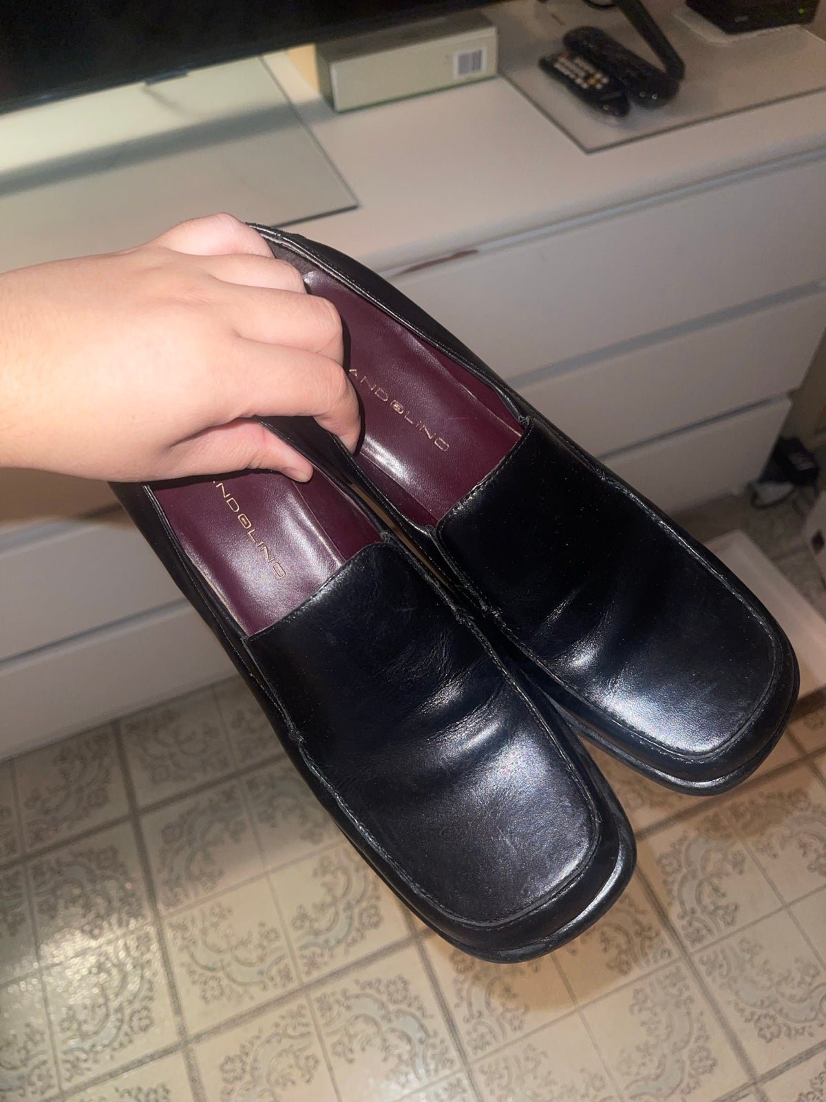 vintage loafer heels