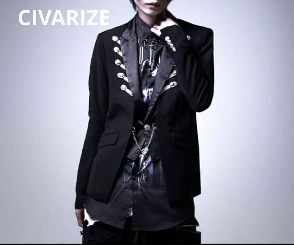 新しいスタイル Excellent condition CIVARIZE Napoleon jacket, black, size 46 ジャケット・アウター