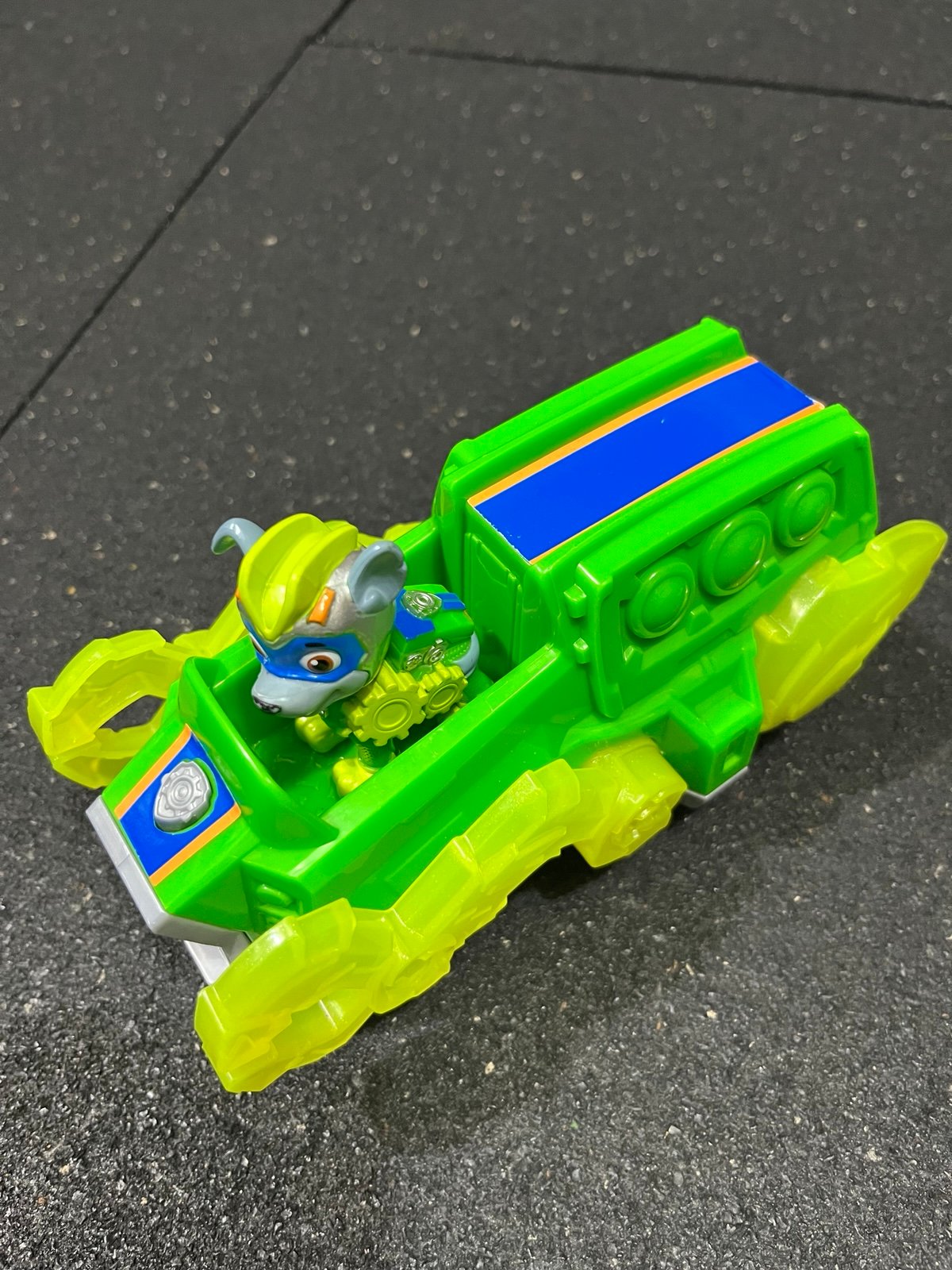 Paw Patrol Mighty Pups Rocky light up vehicle with sound