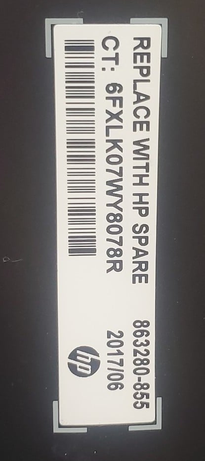 Laptop battery For HP 863280855 863280-855