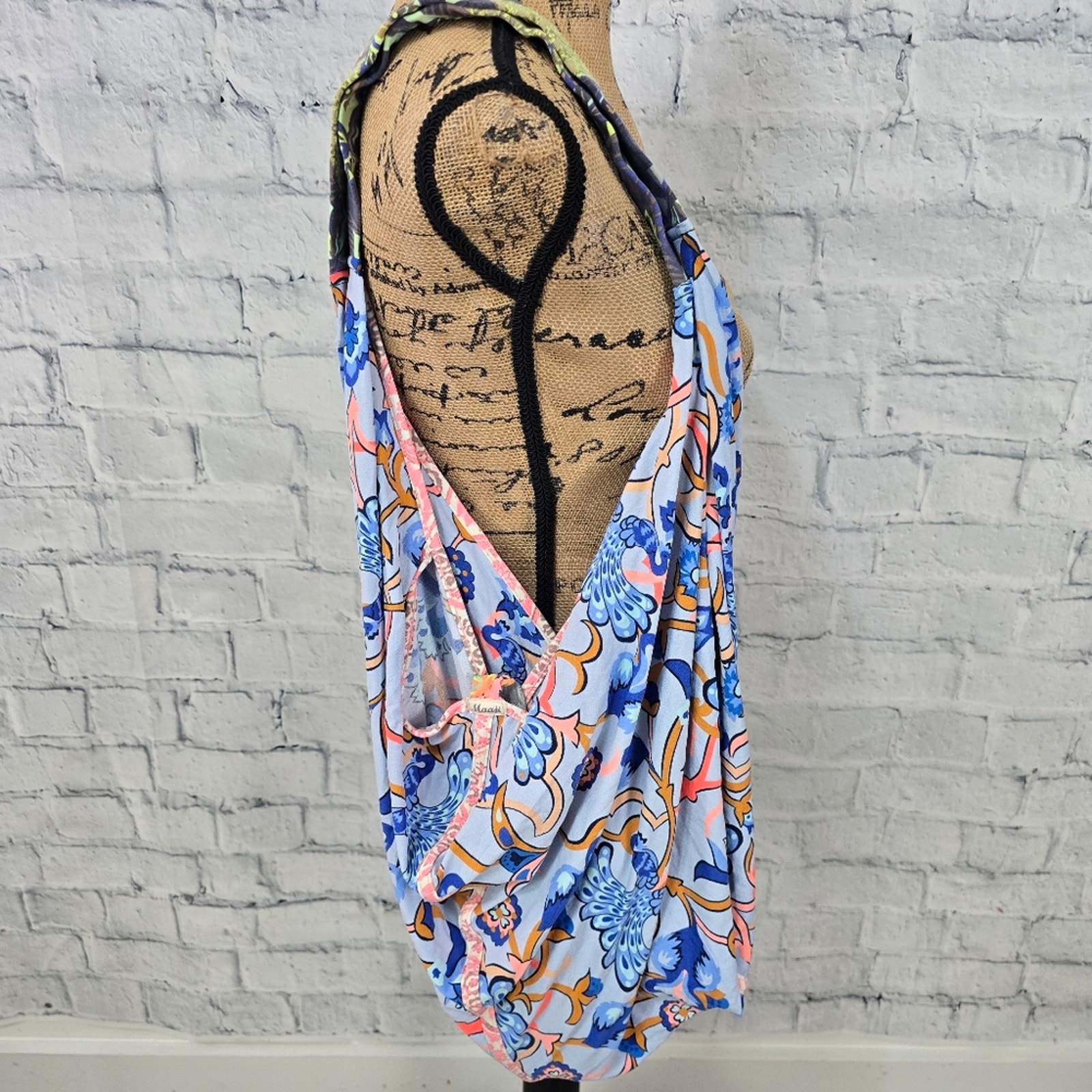 Maaji bucket bag large fabric stretchy A36C