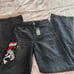 ed hardy wide leg jeans