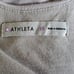 Athleta Gray and White Striped Midi Maternity Dress Size XS