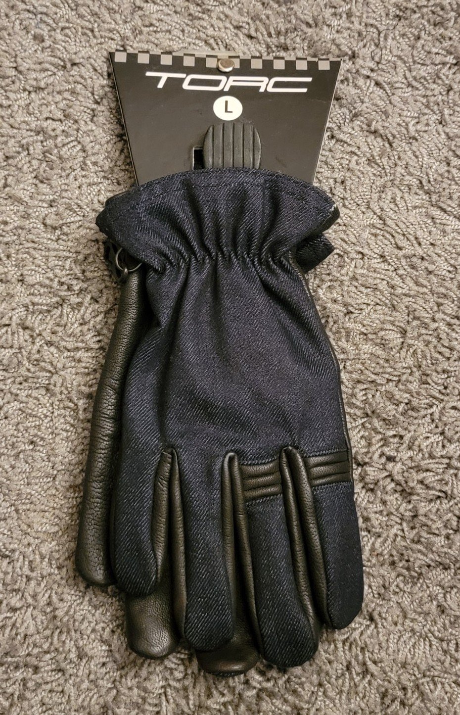 New Torc Hollywood Motorcycle Gloves - Size Large