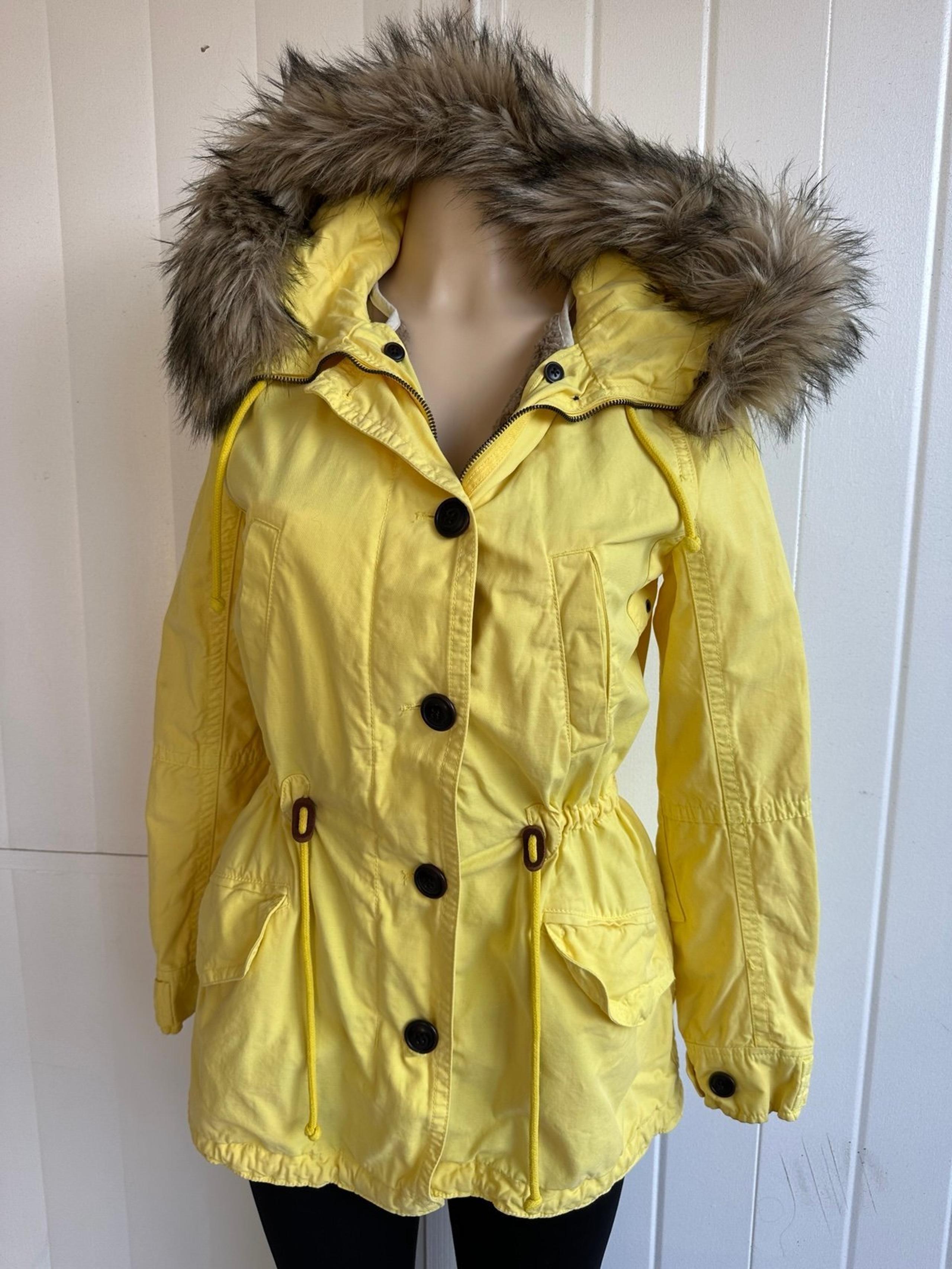 Gap Parka Jacket with Faux Fur trimmed hood XS
