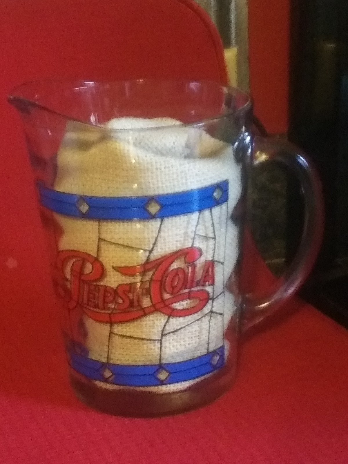 Vintage 64oz. Pepsi Cola Pitcher