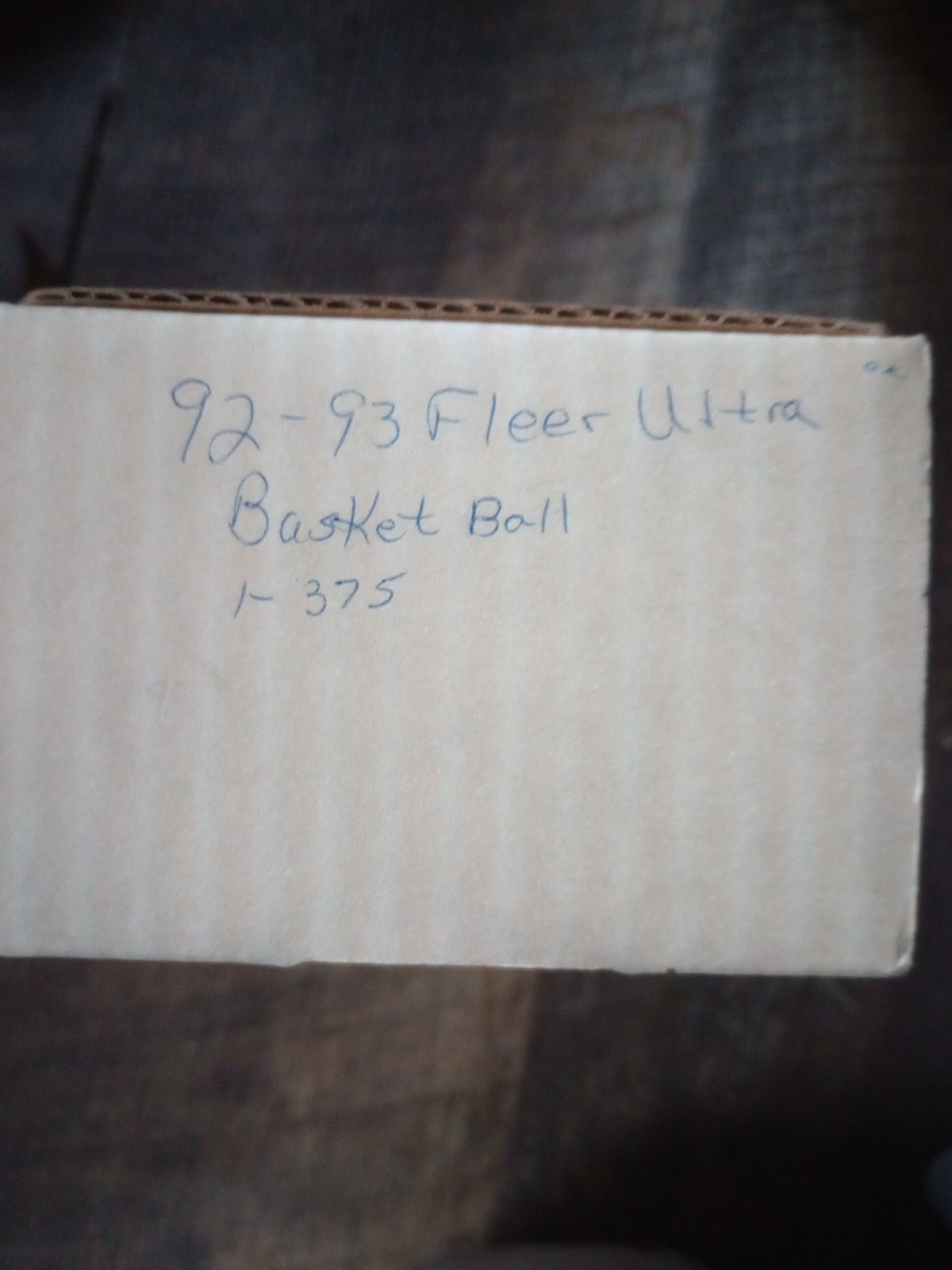 1992/93 Fleer ultra NBA complete set 375 total be cards