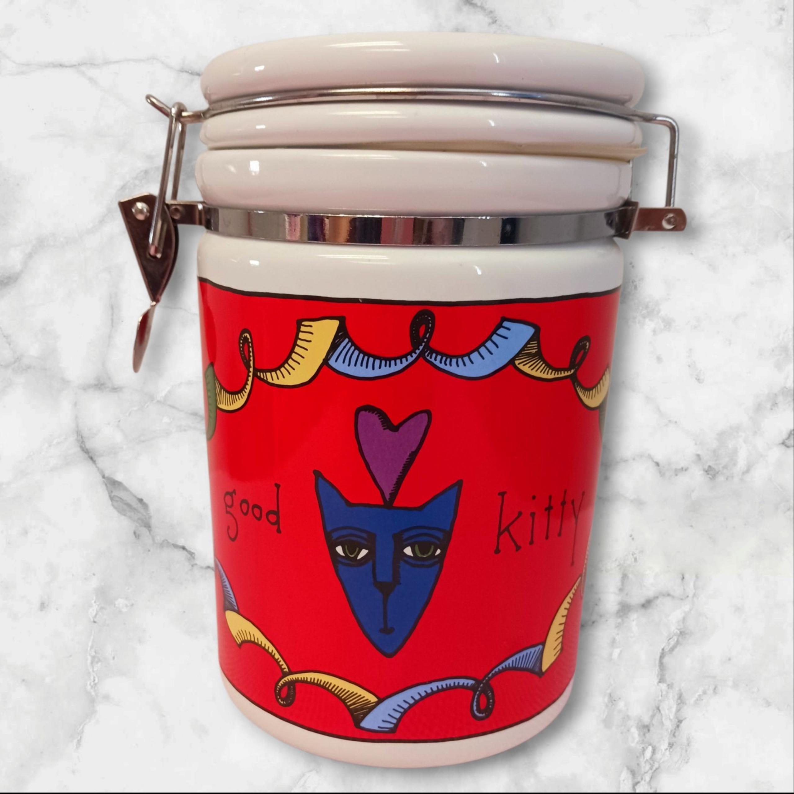 Good Kitty Cat Treats Jar by Signature Housewares