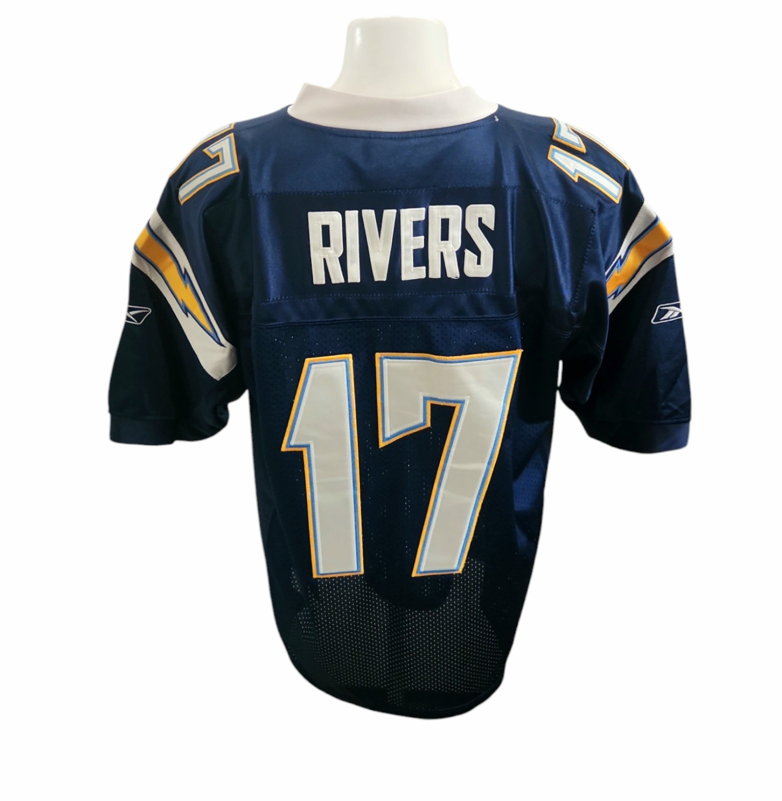 Reebok San Diego Chargers Philip Rivers #17 NFL Football Jersey Vintage Y2K Stit