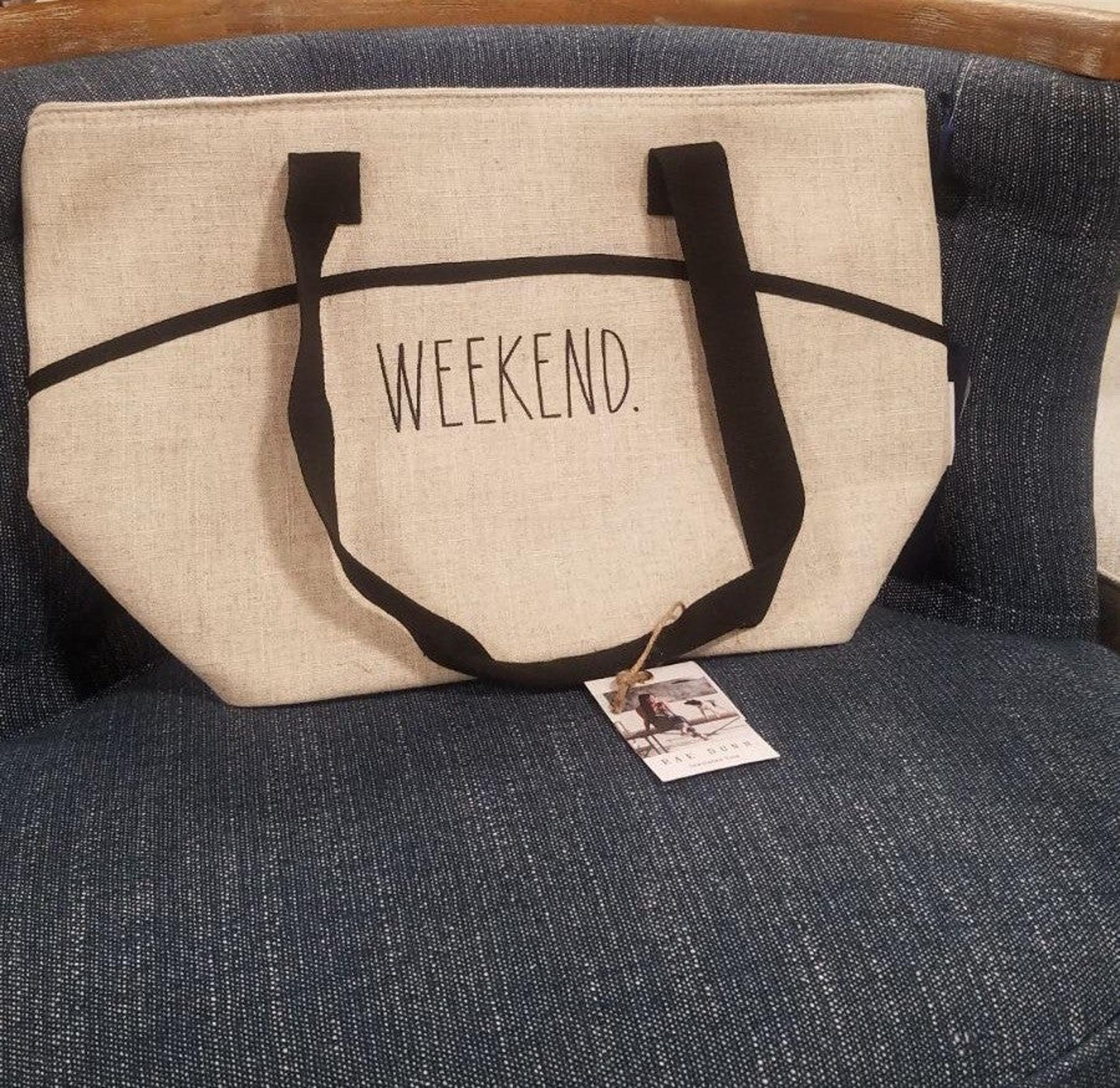 Rae Dunn  WEEKEND insulated Tote bagĺ