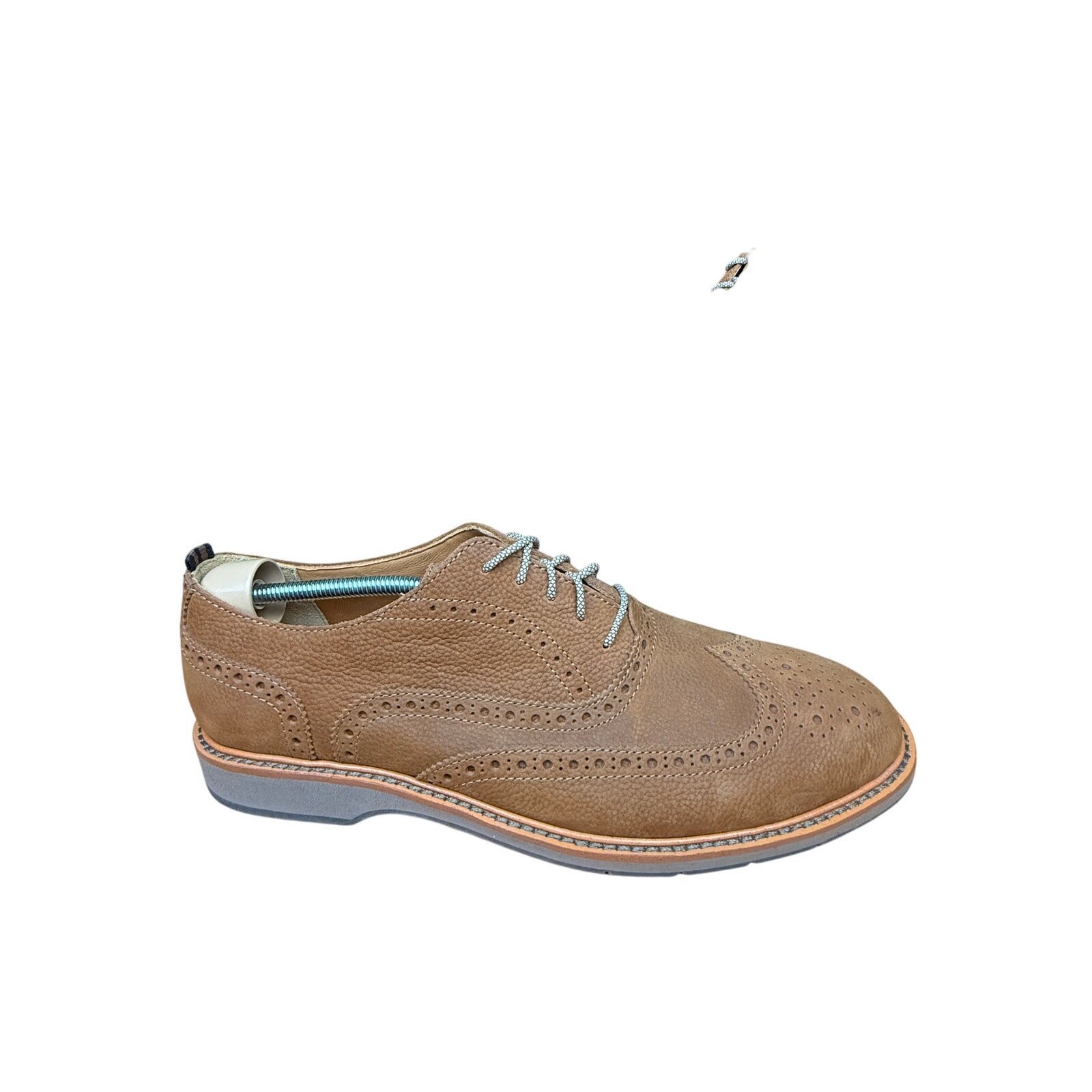 Cole Haan Morris Wing Oxford Monks Robe Tan Suede Leather Lace Up Shoes Mens 12