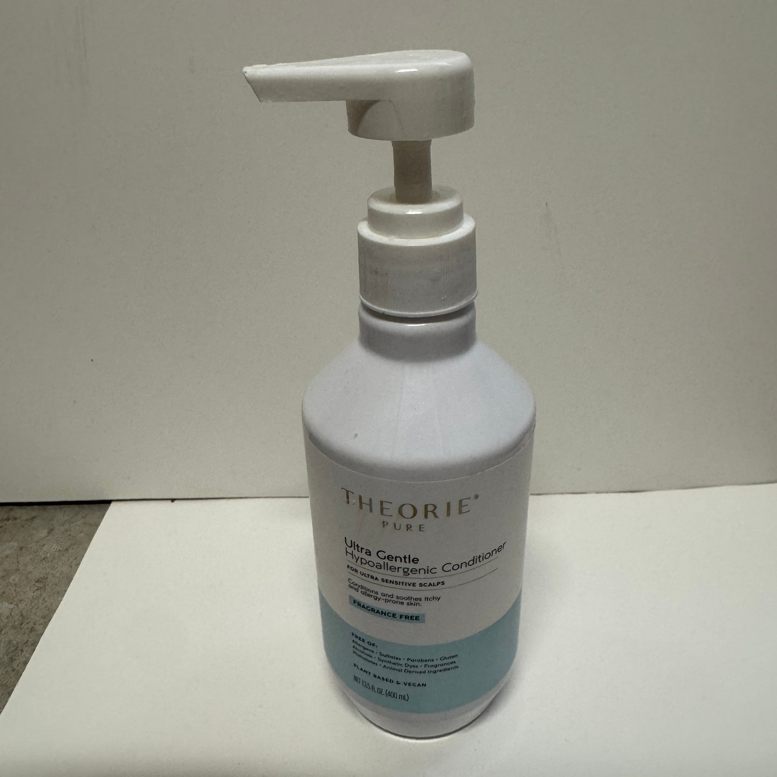 Theorie Pure Ultra Gentle Hypoallergenic Shampoo Fragrance Free 13.5 OZ