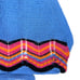 Zara Crochet Knit Blue Coral Open Back Halter Crop Top Size Small