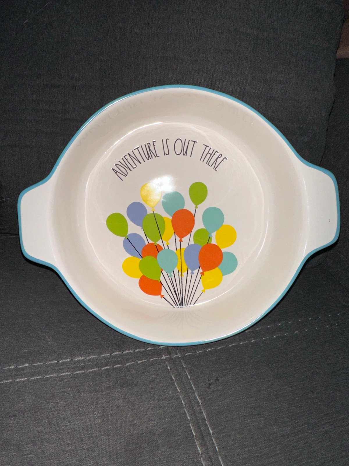 Rae Dunn x UP (The Movie) “Adventure is Out There” Casserole Dish- New