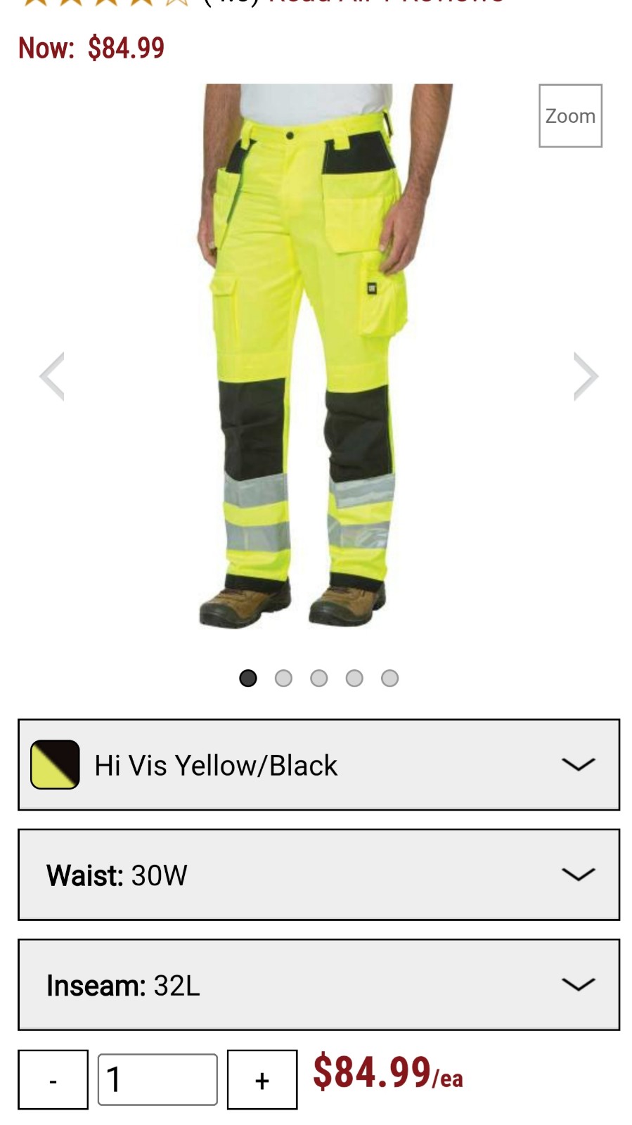 Cat Men's utility pants 30X32
