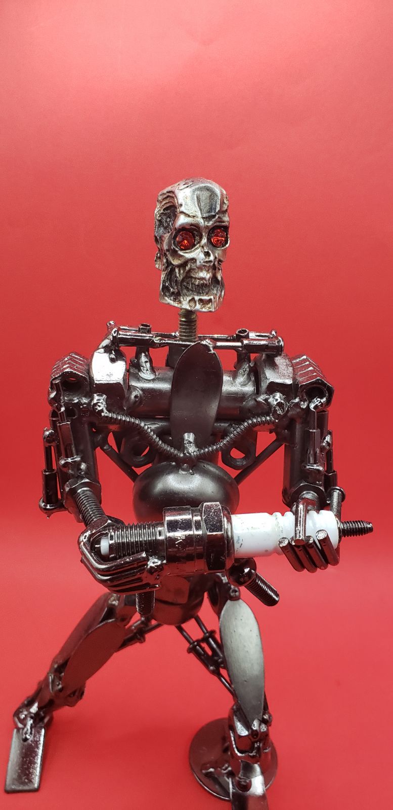 Recycled Metal Sculpture - Terminator