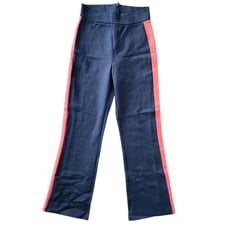 Marine Layer Jordan Ponte Navy Red White Straight Leg Pants 2 Athlesure Casual