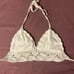 White Crocheted Cropped Top