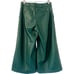 ANTHROPOLOGIE Faux Leather Culottes in Forest Green Size 4