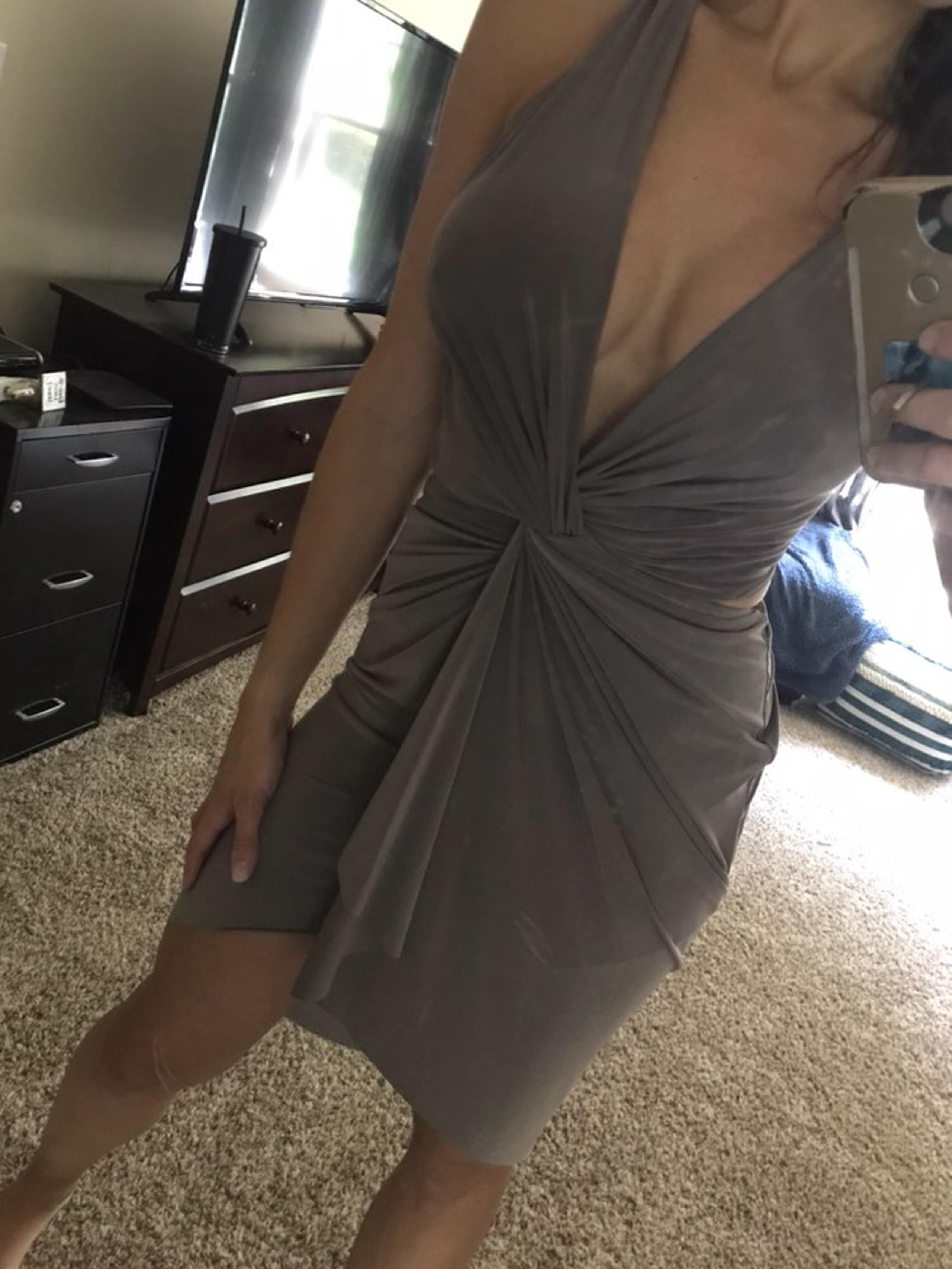Boohoo Slinky Midi Dress