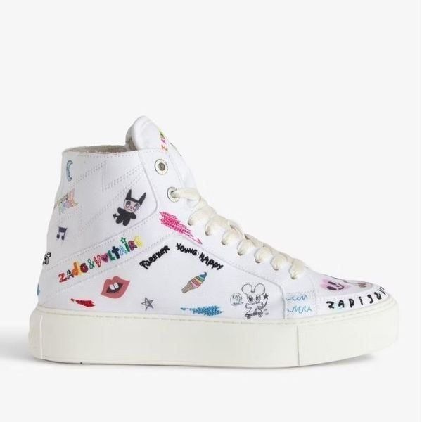 Zadig & Voltaire Flash Chunky High-Top Sneakers new ( small flaw) size 36