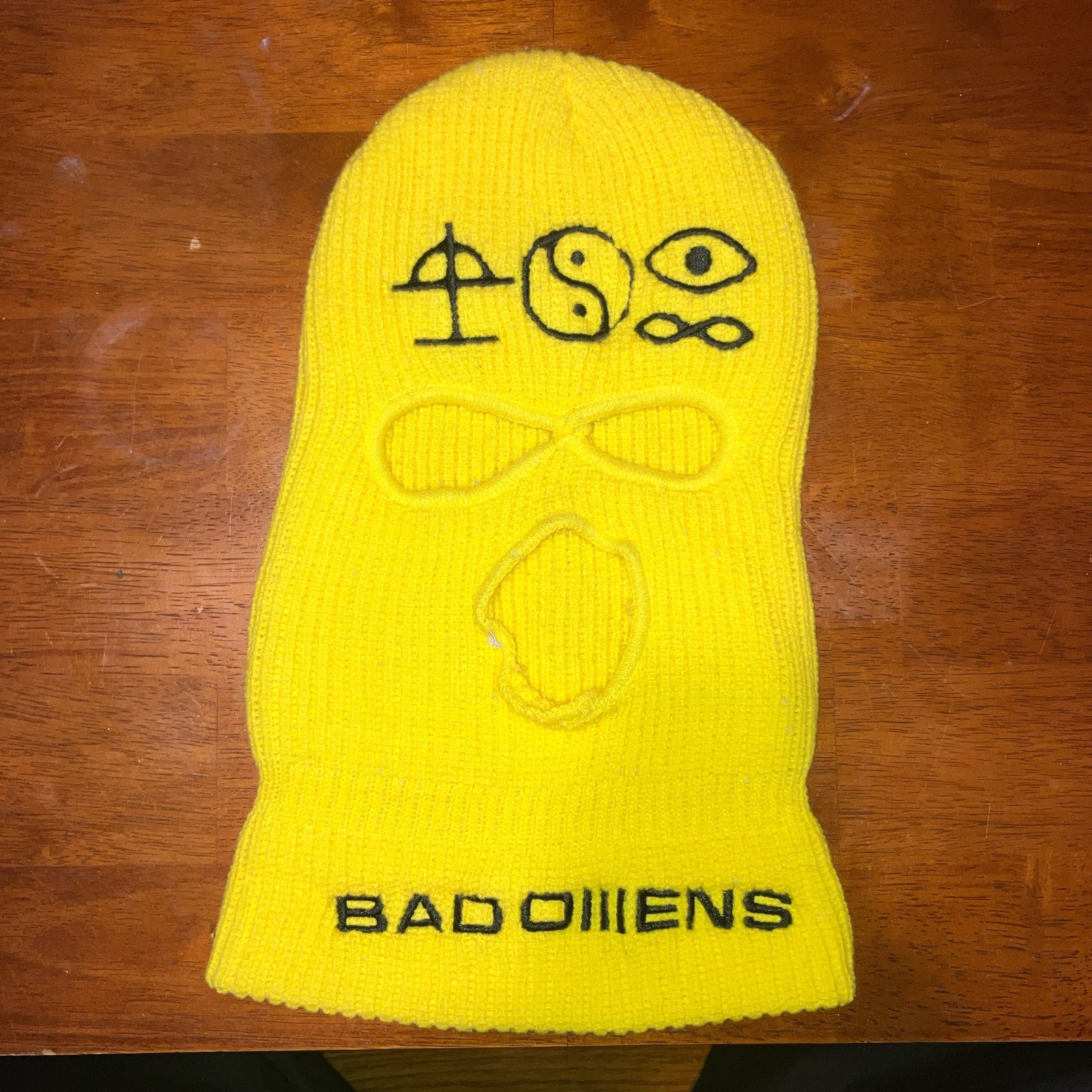 Bad Omens Yellow Ski Mask