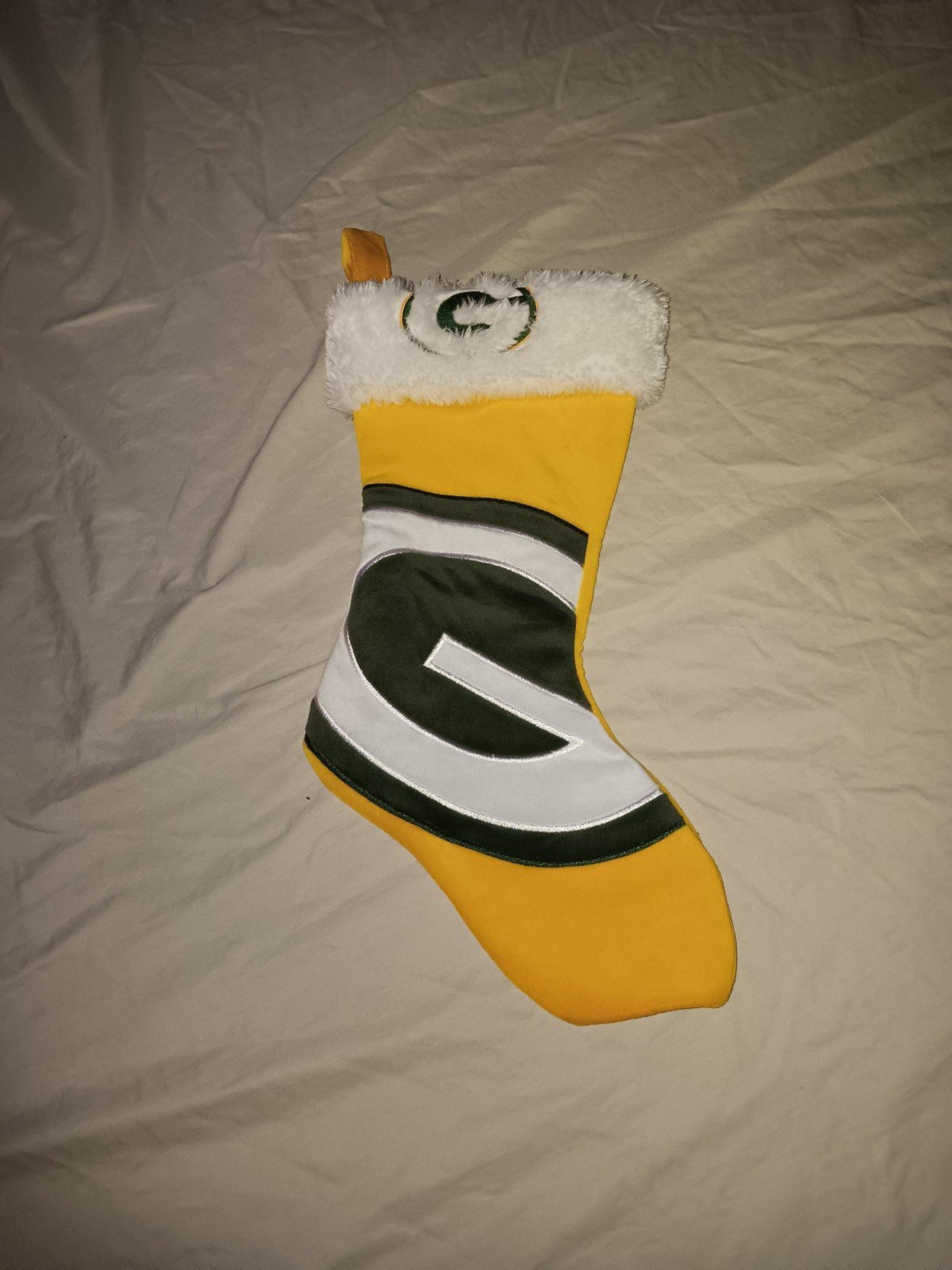 Green Bay Packers Christmas Stocking Holiday 17" Team Colors Forever Collectible
