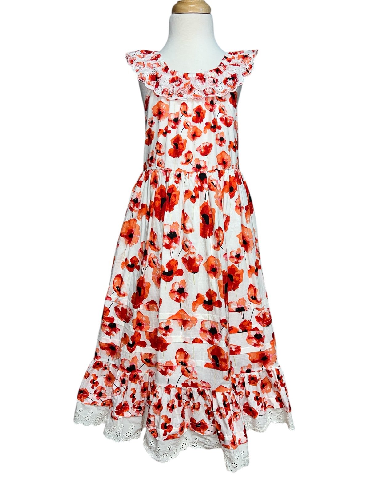 Matilda Jane Playful Poppies Maxi Dress, Size 6