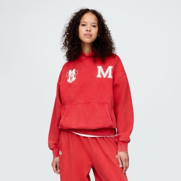 GAP x DISNEY - red hoodie Minnie sweatshirt