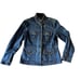 Style & Co Women's Military Inspired Denim Jacket Pockets Size Small