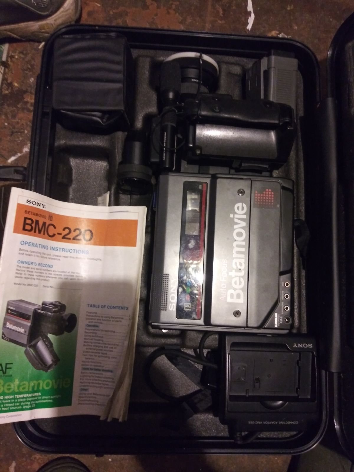 Sony Betamovie Video Camera