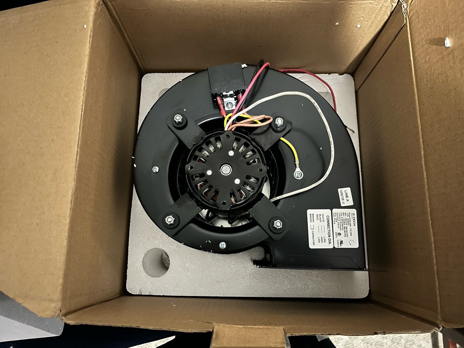P-Tech 8190-2269 115V Blower Motor