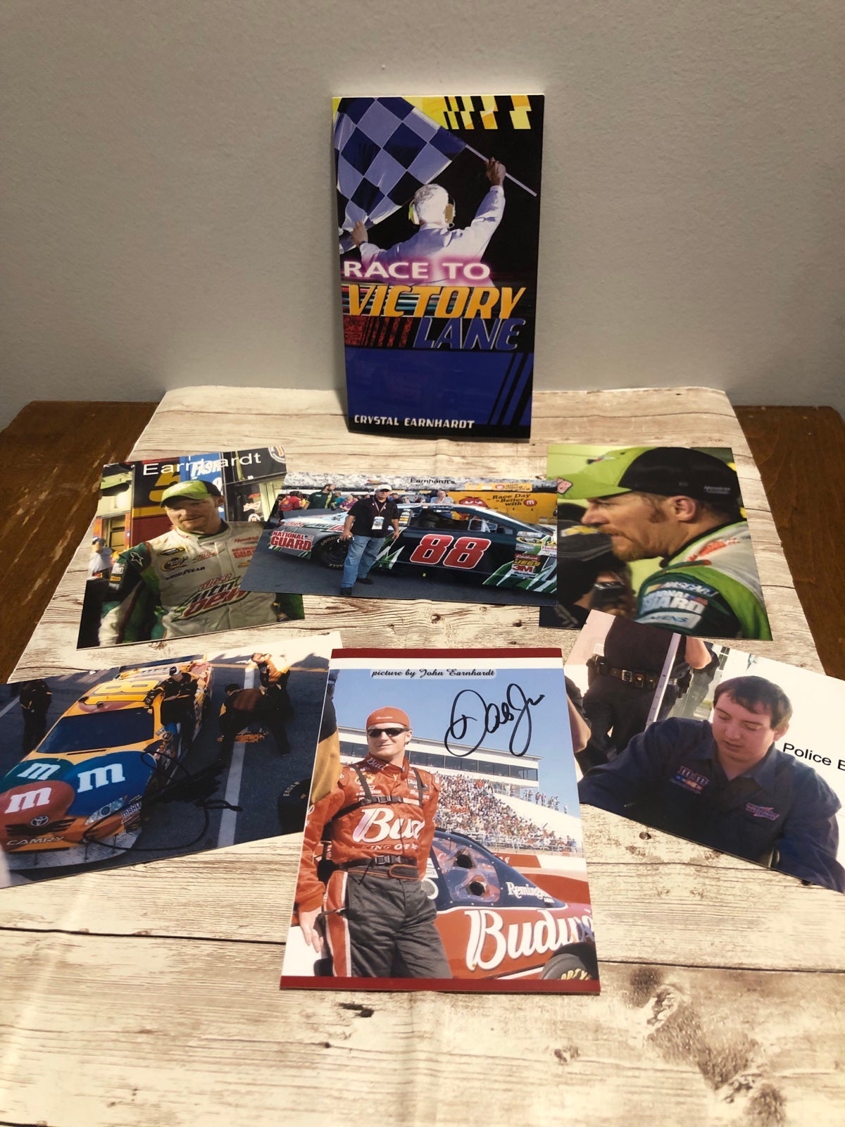 NASCAR Race to Victory Book and Photos