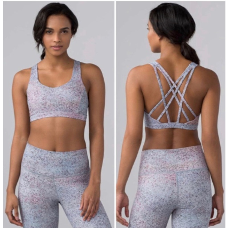 Lululemon Set Wunder Under Hi-Rise Luxtreme Leggings & Sports Bra 10 3213