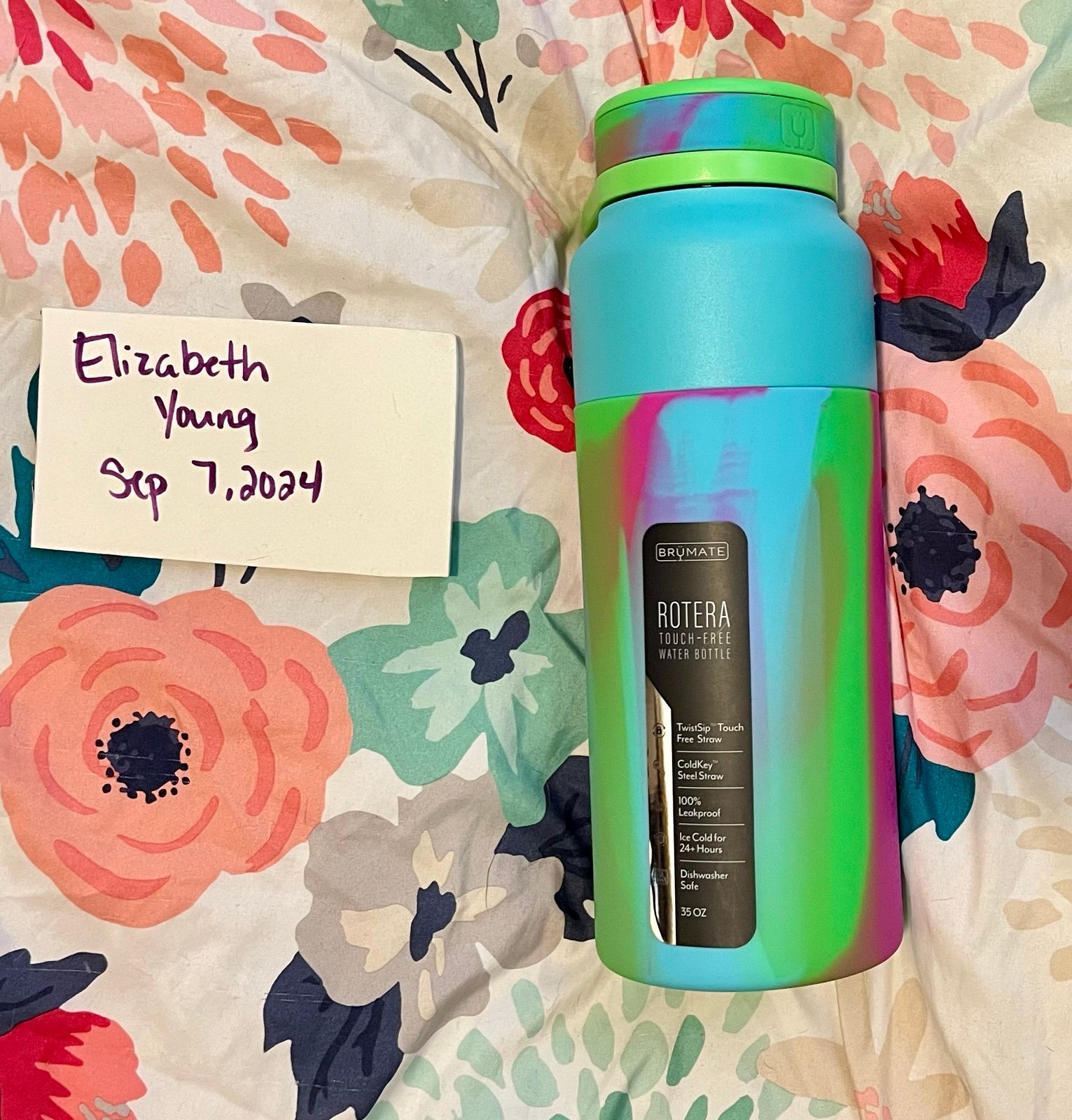 Brumate Neon Swirl 35oz Rotera