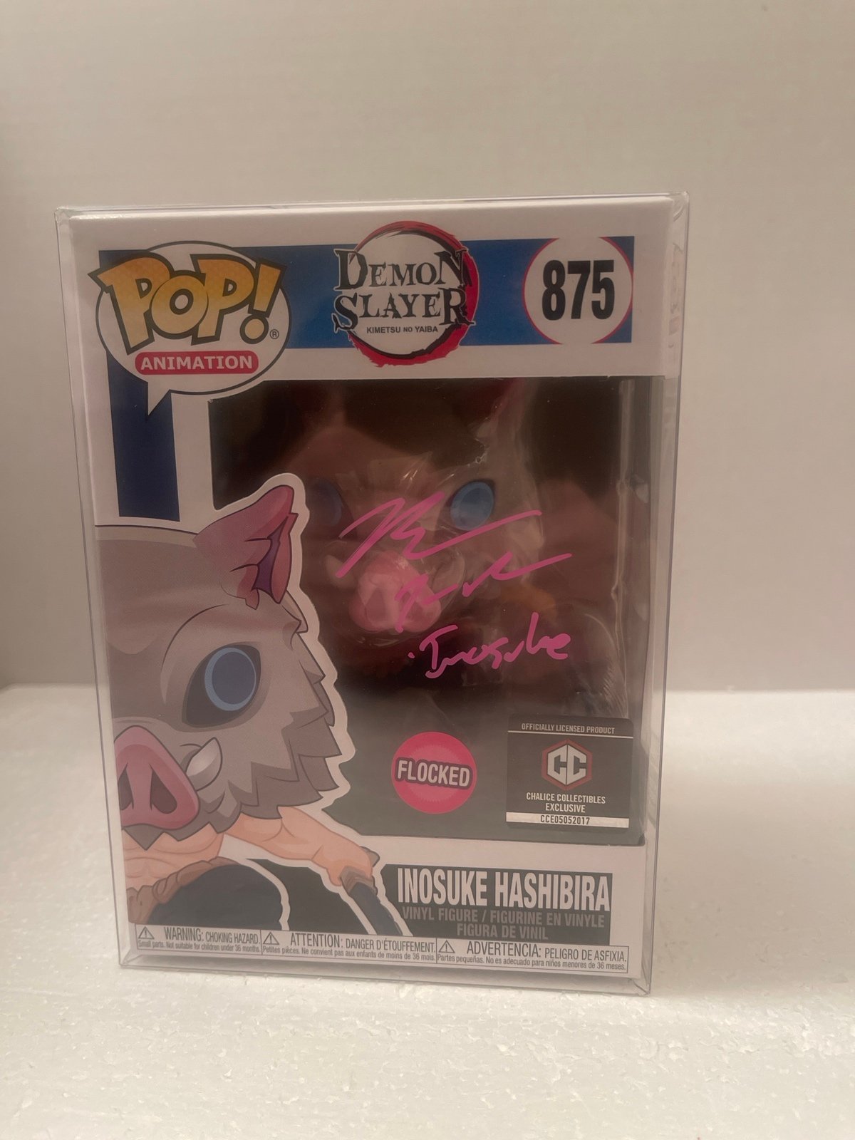 Inosuke signed funko pop