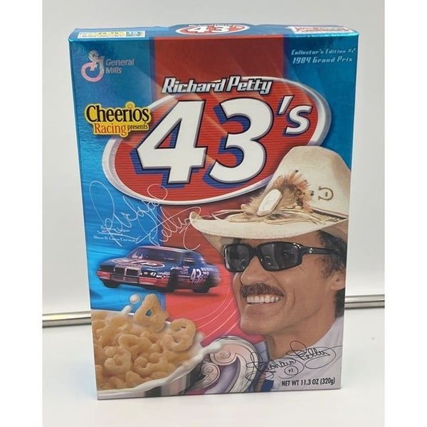 Richard Petty Signed Cereal Box Cheerios Nascar Racing 43s Collectors Edition 2
