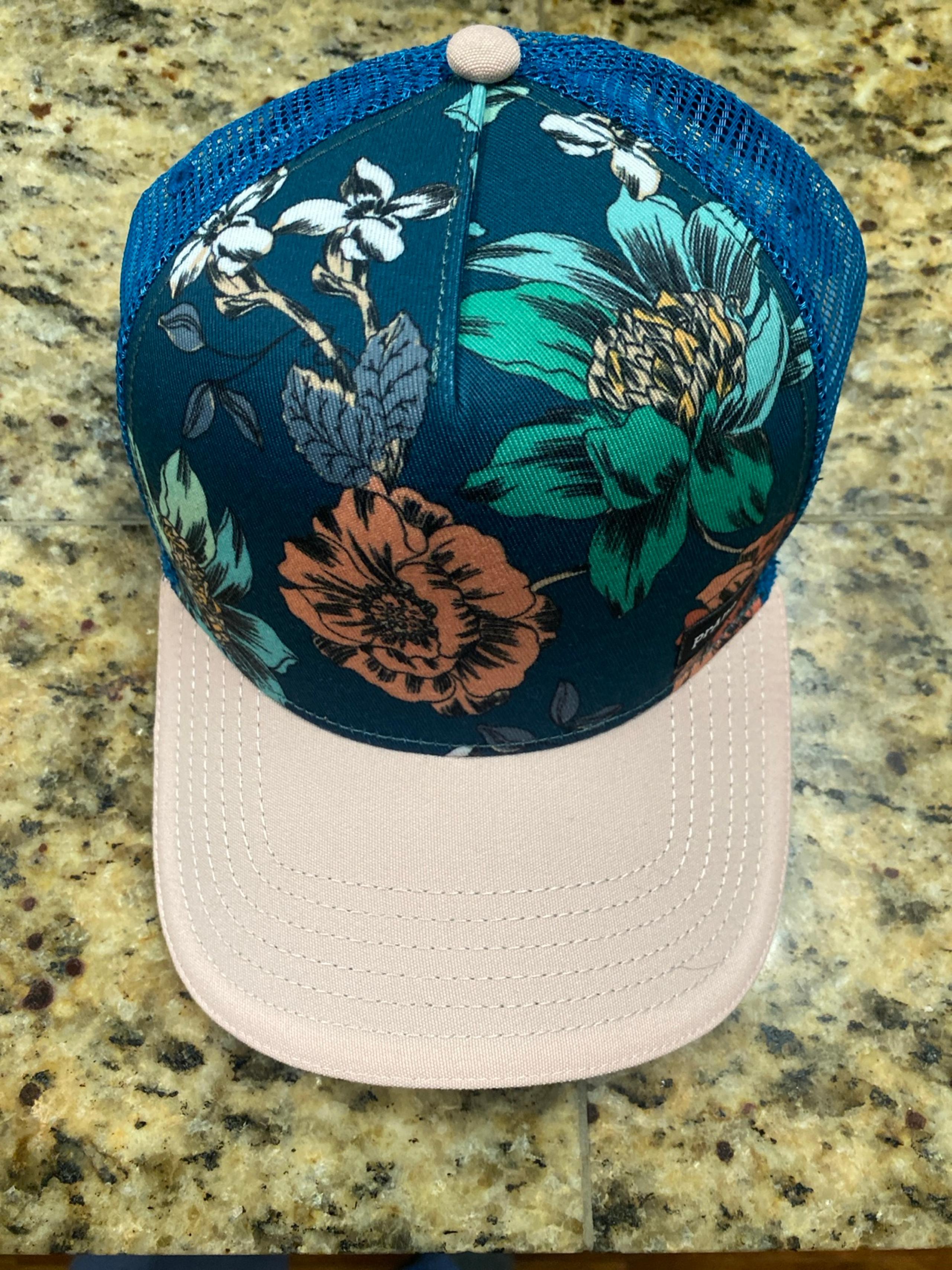 Prana Lower Pines Floral Trucker Hat NWT