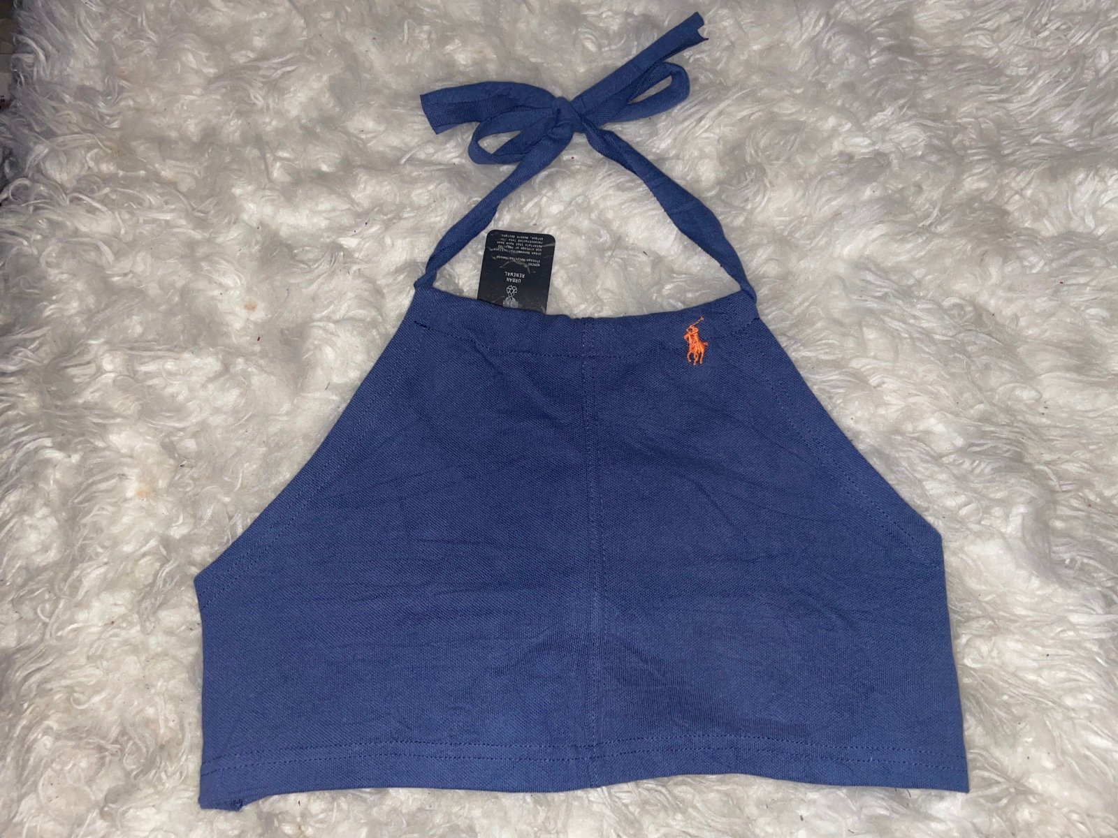 UO Urban Renewal Remade Polo Halter Tank Top