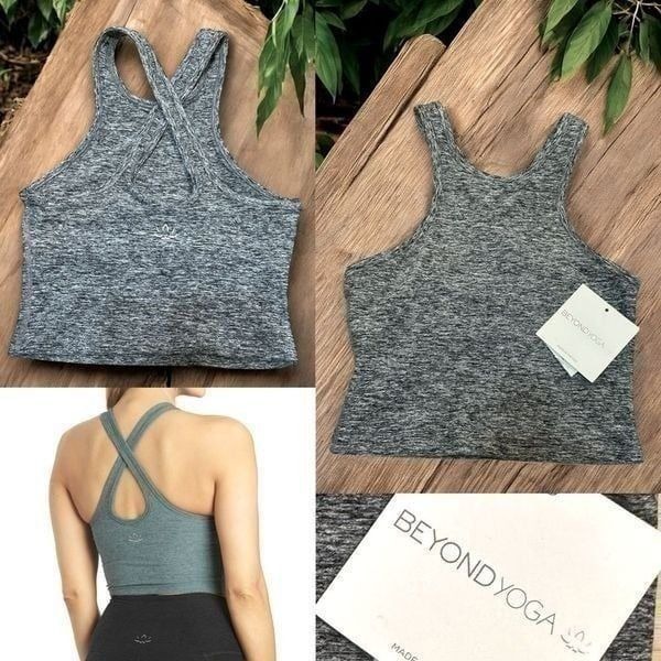 BEYOND YOGA Spacedye Studio Cropped Tank Size XS