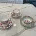 lot of 3 Stratford Shire, Regency, and Rosina fine china made in England cups an