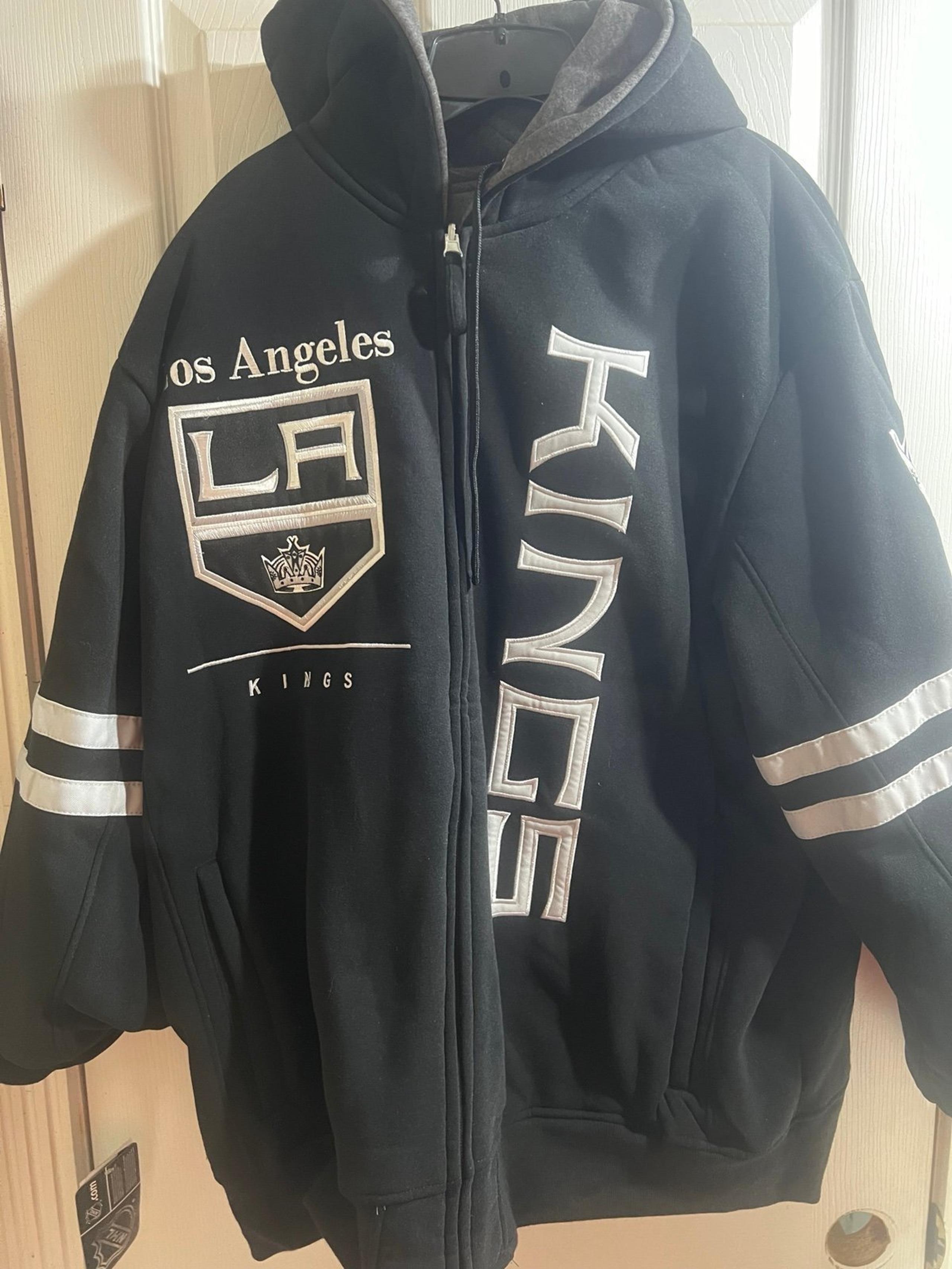Medium Los Angeles Kings NHL G3 reversible hoodie jacket NEW