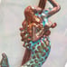 Colorful little mermaid night lights, Decorative lamp