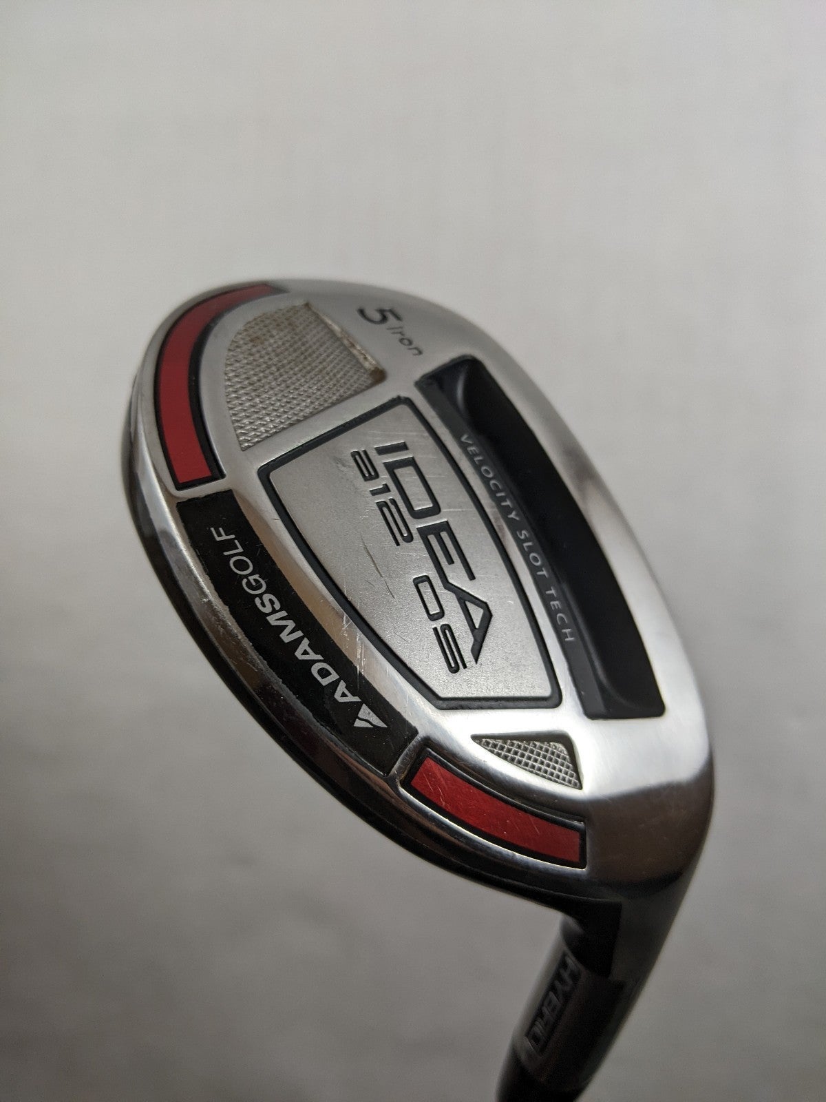 AdamsGolf Idea a12 OS 5 Hybrid Iron Right Handed 55g Graphite Grafalloy Lite